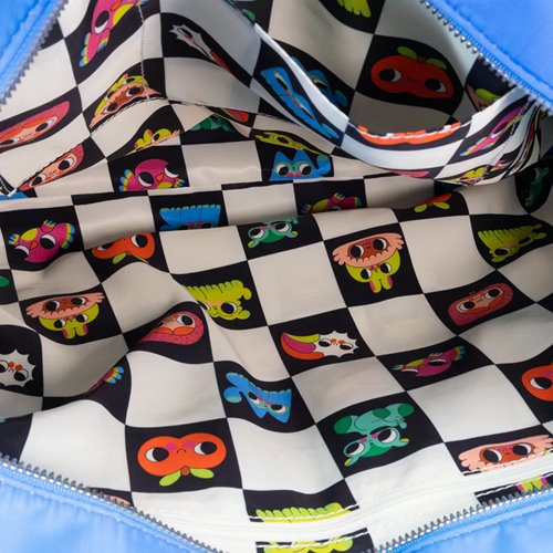 Burger Babie Padded Check Tote Bag