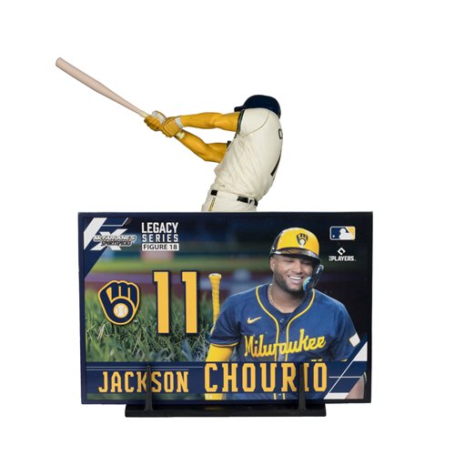 MLB SportsPicks Milwaukee Brewers Jackson Chourio 7-Inch Posed Figure Case of 6