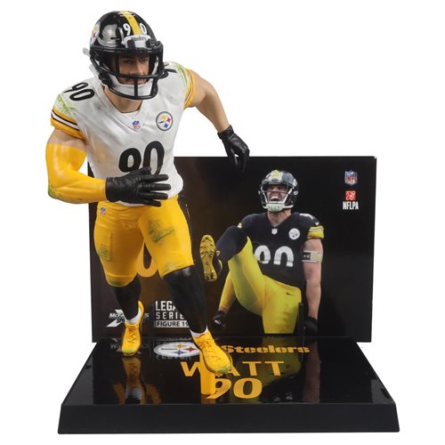 NFL SportsPicks 2024 Wave 2 Pittsburgh Steelers TJ Watt 7-Inch Scale Posed Figure