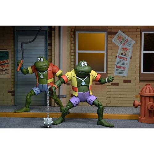 Teenage Mutant Ninja Turtles (1987 Cartoon) Napoleon & Atilla Frog 7-Inch Scale Action Figure 2-pack
