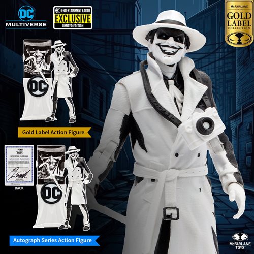 DC Multiverse The Joker Comedian Sketch Edition Gold Label 7-Inch Scale Action Figure - Entertainment Earth Exclusive