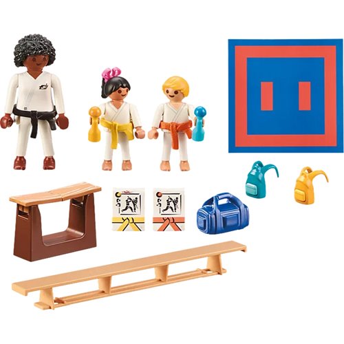 Playmobil 71186 Gift Sets Karate Class 3-Inch Action Figures