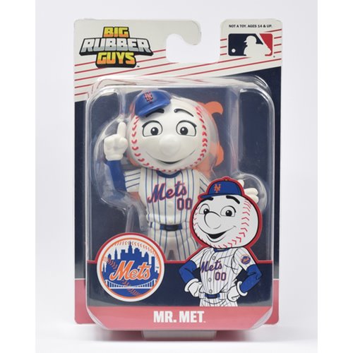 Major Big Rubber Guys MLB Mr. Met Posed Figure
