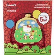 Hello Kitty 50th Anniv. Coin Bag 3-Inch Collector Box Pin