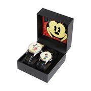 Mickey Mouse Minnie and Mickey Black Watch Set