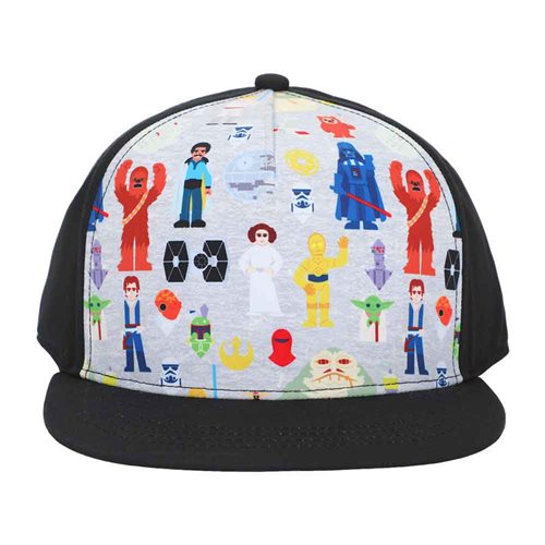 Star Wars The Empire Strikes Back Youth Flat Bill Snapback Hat