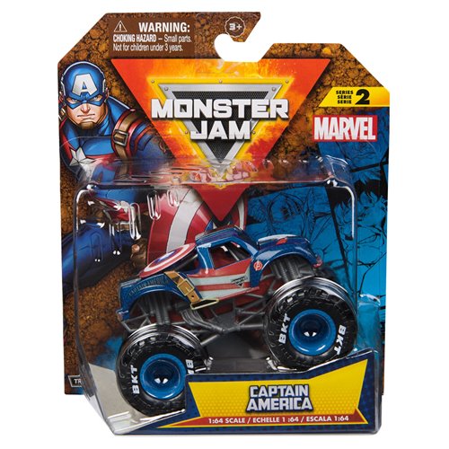 Monster Jam Marvel Monster Truck Single Pack 1:64 Scale Vehicle Case of 4