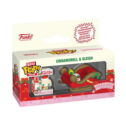 Hello Kitty Holiday Sleigh with Cinnamoroll Funko Bitty Pop! Ride