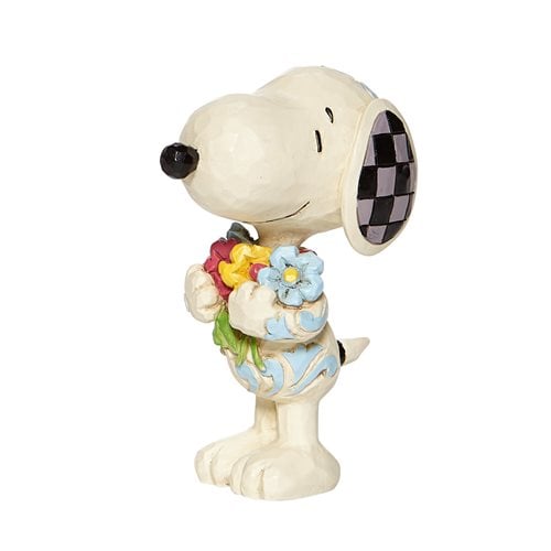 Peanuts Mini Snoopy With Flowers by Jim Shore Statue