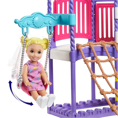 Barbie Skipper Babysitters Inc. Climb 'n Explore Playground Dolls and Playset