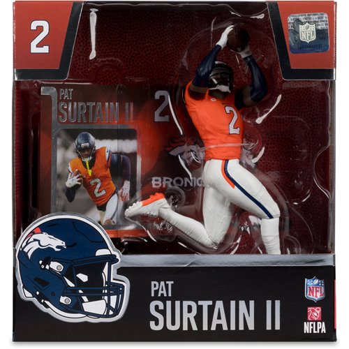 NFL SportsPicks Denver Broncos Patrick Surtain II 7-Inch Posed Figure