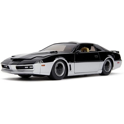 Hollywood Rides Knight Rider KARR 1982 Pontiac Trans Am 1:24 Scale Die-Cast Metal Vehicle with Light