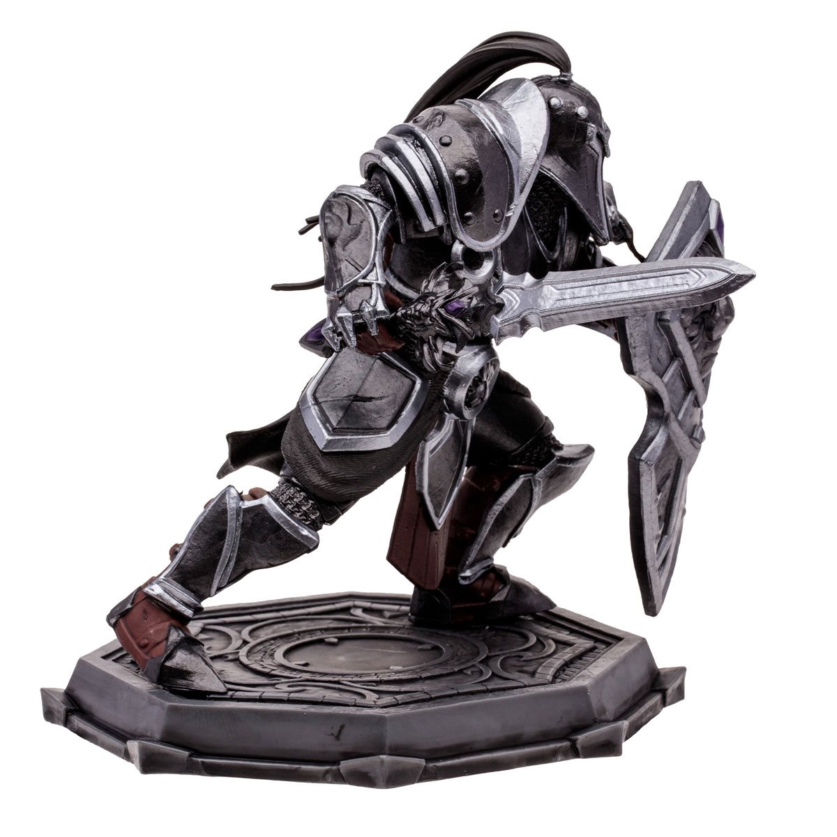 McFarlane Toys – World Of Warcraft Human: Warrior/Paladin (raro) Action Figure Scala 1:12, Con Armi E Armature Intercambiabili