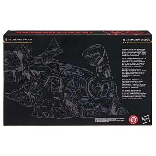 Transformers Generations Selects Age of the Primes Leader Class G2 Universe Dinobots Swoop and Sludg