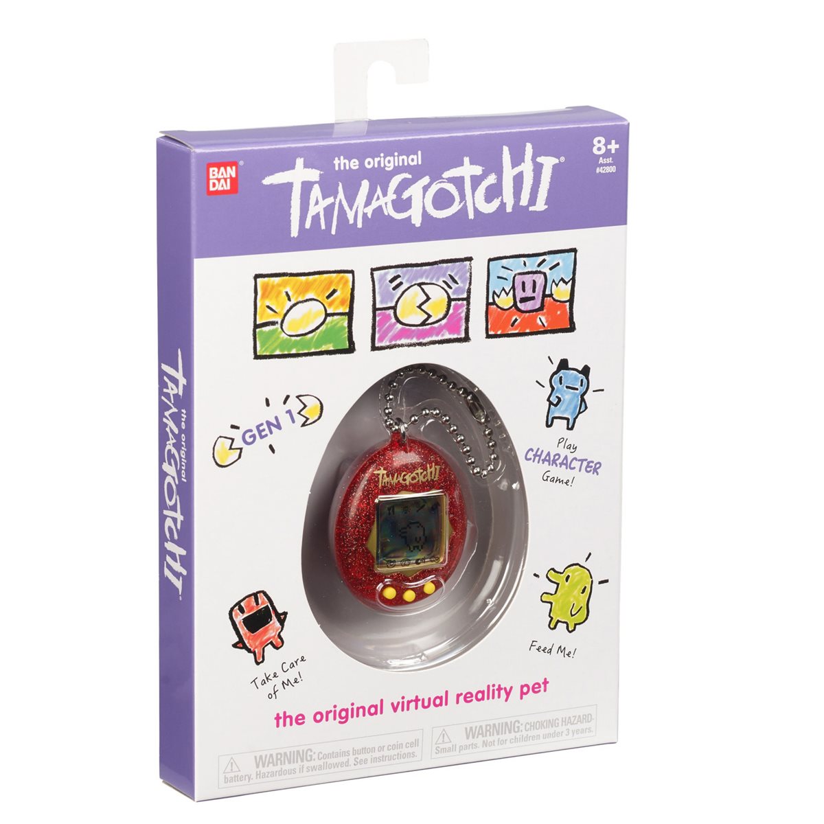 Tamagotchi Red Electronic Pet Game, Toys \ Games