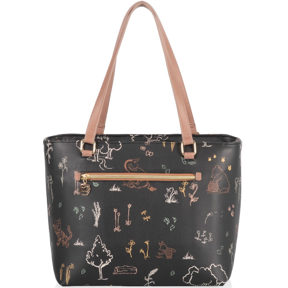 Winnie the Pooh Uptown Cooler Black Tote Bag