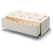 LEGO White Desk Drawer 8 Storage Box