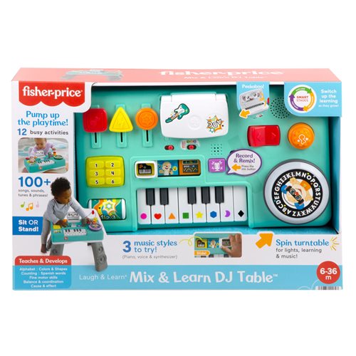 Fisher-Price Laugh and Learn Mix and Learn DJ Table