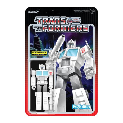 Transformers Optimus Prime (Ultra Magnus) 3 3/4-Inch ReAction Figure
