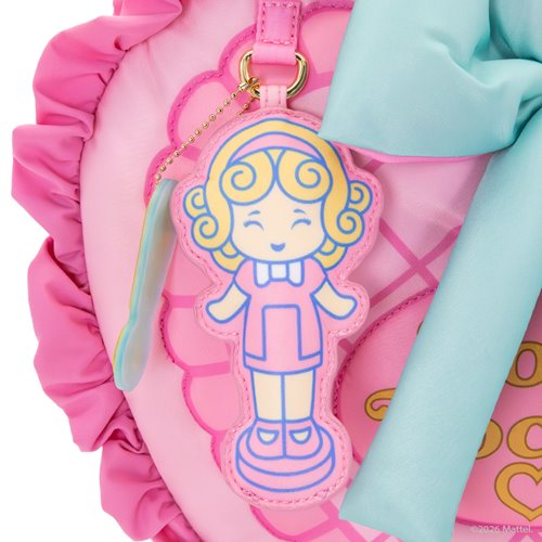 Polly Pocket Oversized Heart Shaped Padded Nylon Tote Bag