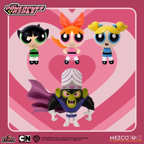 The Powerpuff Girls 5 Points Action Figures Set of 4
