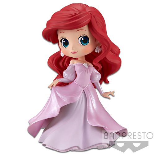 The Little Mermaid Ariel Pink Princess Dress Ver. B Q Posket Statue