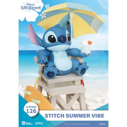 Lilo and Stitch Summer Vibes DS-126 D-Stage Statue