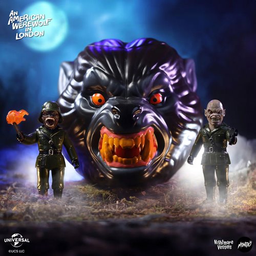 An American Werewolf in London Nightmare Vessels Soft Vinyl Figure Set
