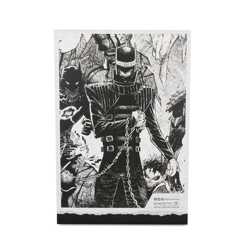 DC Multiverse The Batman Who Laughs Line Art Gold Label 7-Inch Scale Action Figure - Entertainment E