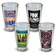 Pink Floyd Poster Pint Glass 4-Pack