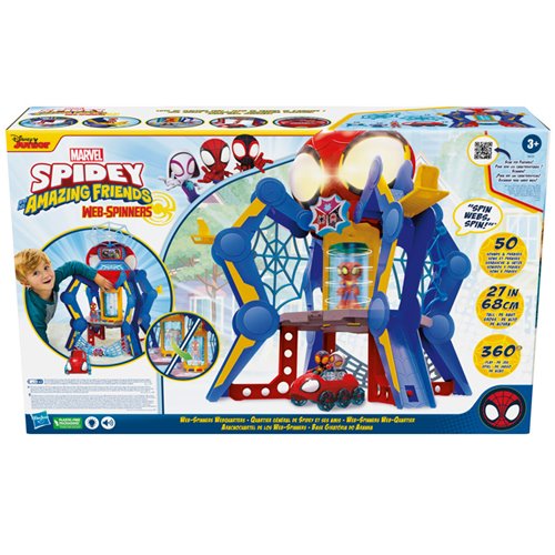 Spider-Man Spidey and His Amazing Friends Web-Spinners Web-Quarters Playset