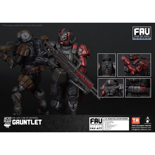 Acid Rain Gauntlet 1:18 Scale Action Figure