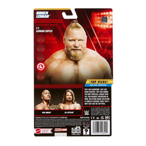 WWE Top Picks 2023 Wave 2 Brock Lesnar Basic Action Figure