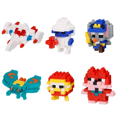 Namco Classic Games Assortment 1 Nanoblock Mininano Series Constructible Figure Blind Box Case of 6
