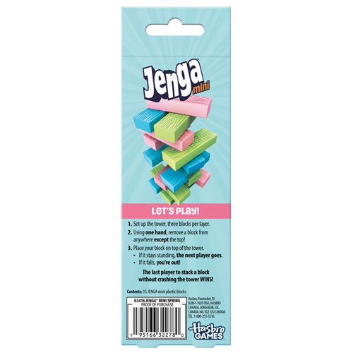 Jenga Mini Spring Edition Game