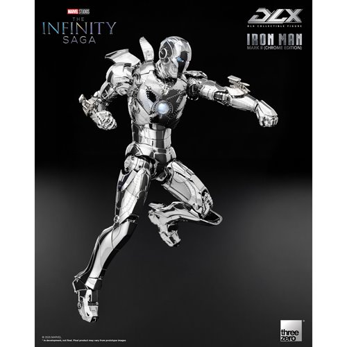 Marvel Studios: The Infinity Saga Iron Man Mark 2 Chrome Edition DLX Action Figure