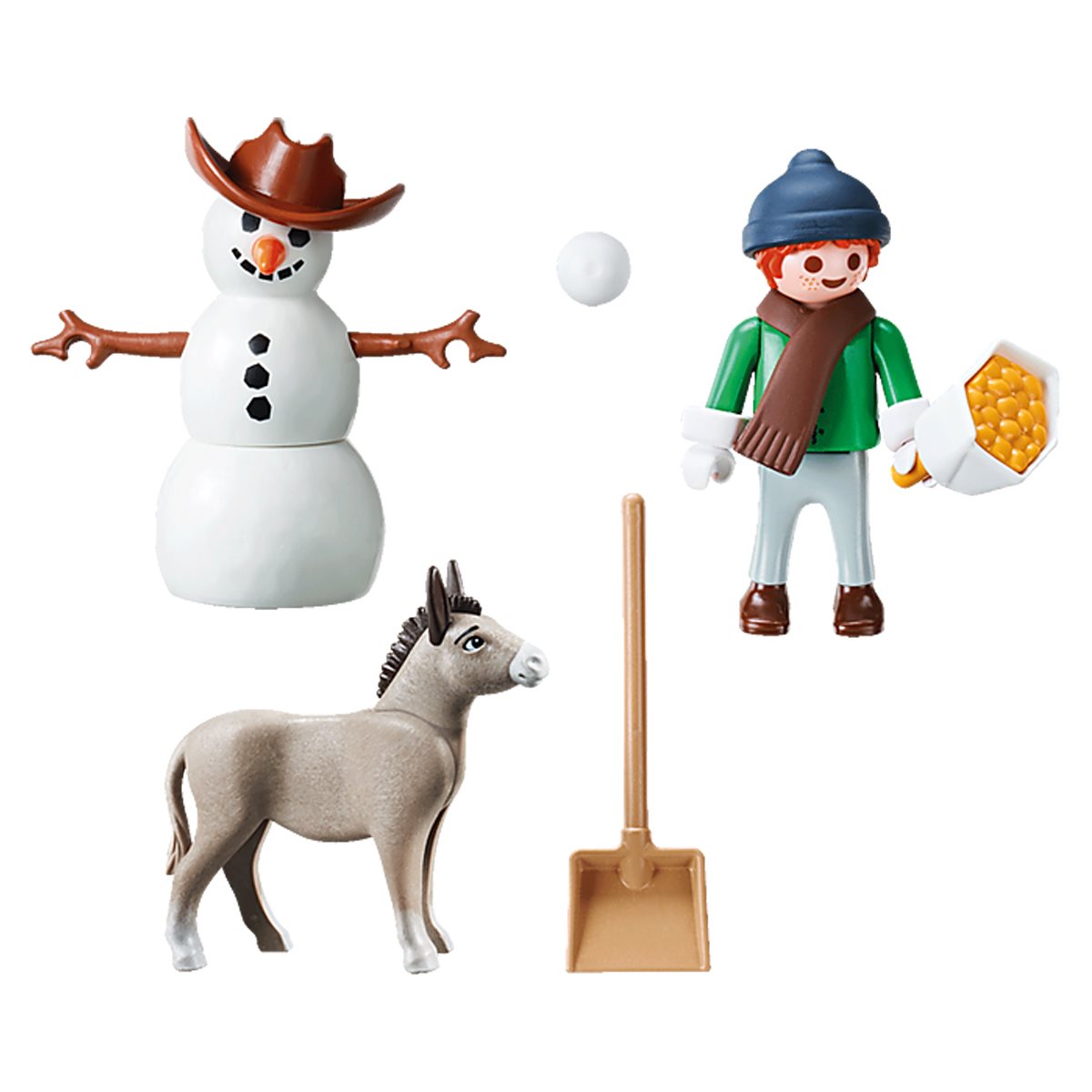 Playmobil 70398 Spirit Riding Free Snow Time with Snips and Senor Carrots