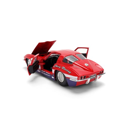 Bigtime Muscle 1963 Chevrolet Corvette Stingray 1:24 Scale Die-Cast Metal Vehicle