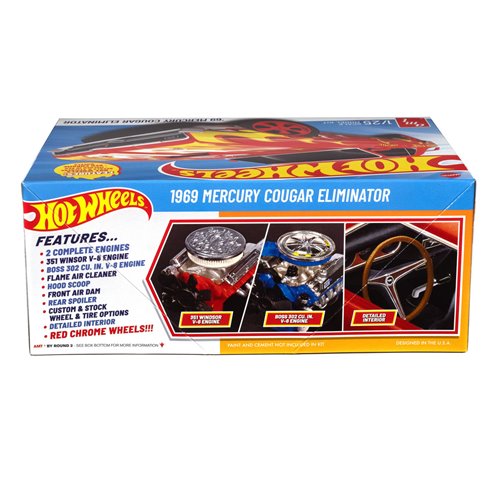 Hot Wheels 1969 Mercury Cougar Eliminator 1:25 Scale Model Kit