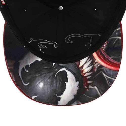 Marvel Venom Face Snapback Hat