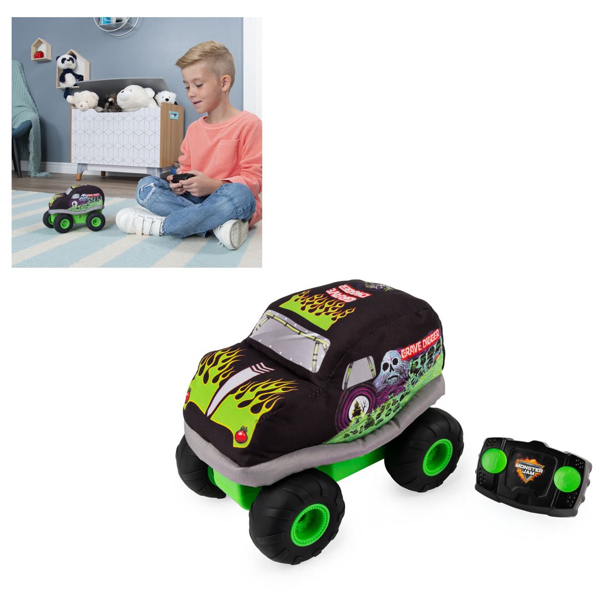 remote control monster truck grave digger