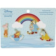 Winnie the Pooh and Friends Rainy Day 4-Piece Pin Set