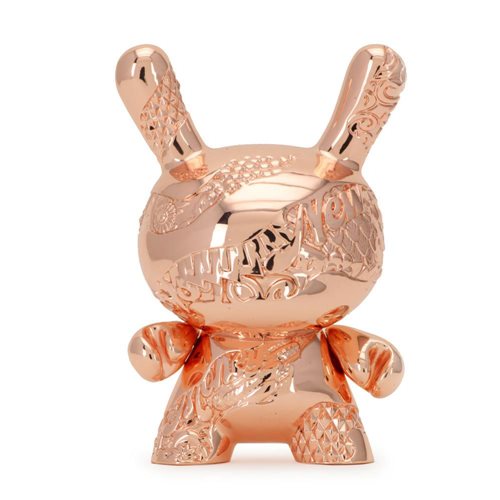 New Money by Tristan Eaton 5-Inch Rose Gold Metal Dunny Figure