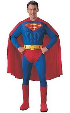 Deluxe Muscle Chest Superman Costume - Entertainment Earth