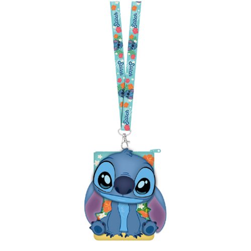 Lilo & Stitch Stitch Sitting Deluxe Plush Lanyard