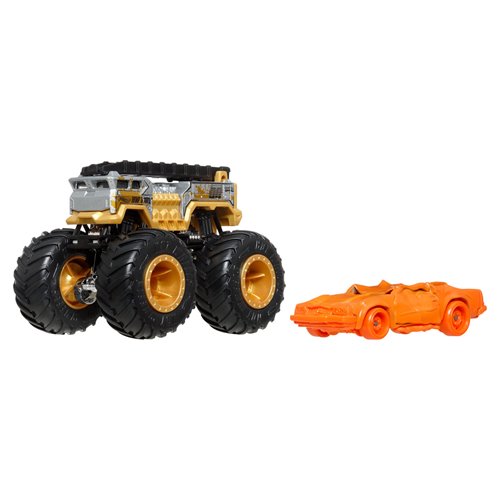 Hot Wheels Monster Truck Plus Car 1:64 Scale Vehicle 2-Pack 2026 Mix 1 Case of 8