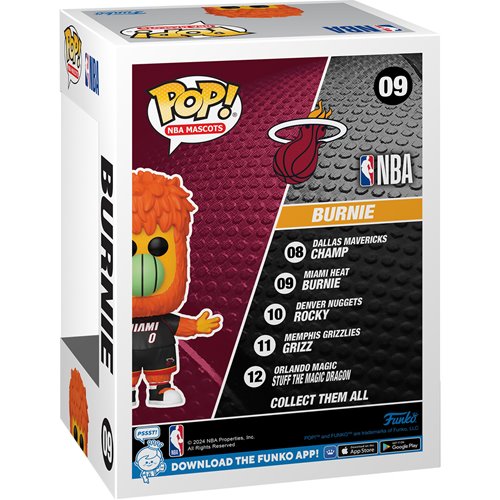 NBA Mascots Miami Burnie Funko Pop! Vinyl Figure
