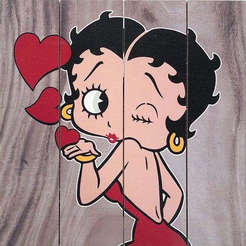 Betty Boop Wooden Sign