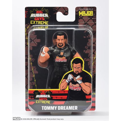 Major Big Rubber Guys Tommy Dreamer Posed Figure