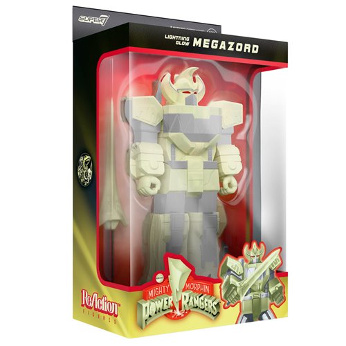 Mighty Morphin Power Rangers Megazord (Lightning Glow) 3 3/4-Inch ReAction Figure